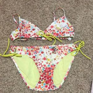 Athleta bikini shorts and sun top